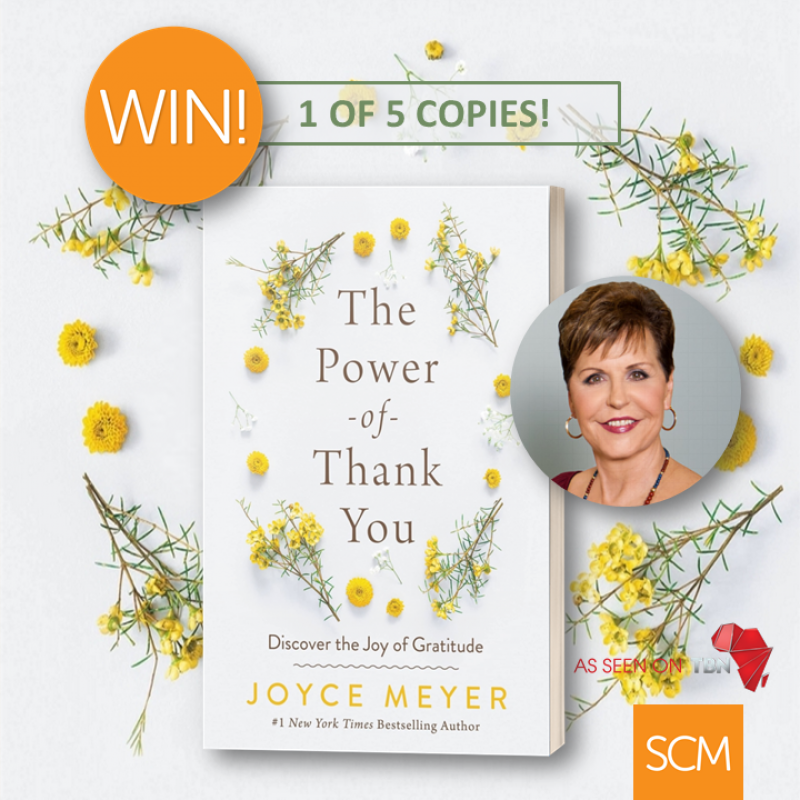 WIN 1 of 5 Books - The Power of Thank You by Joyce Meyer